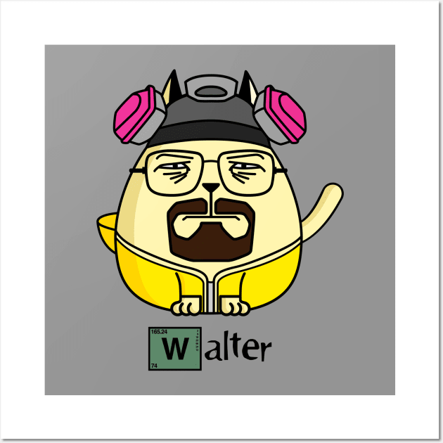 Walter the Cat Wall Art by JORDYGRAPH